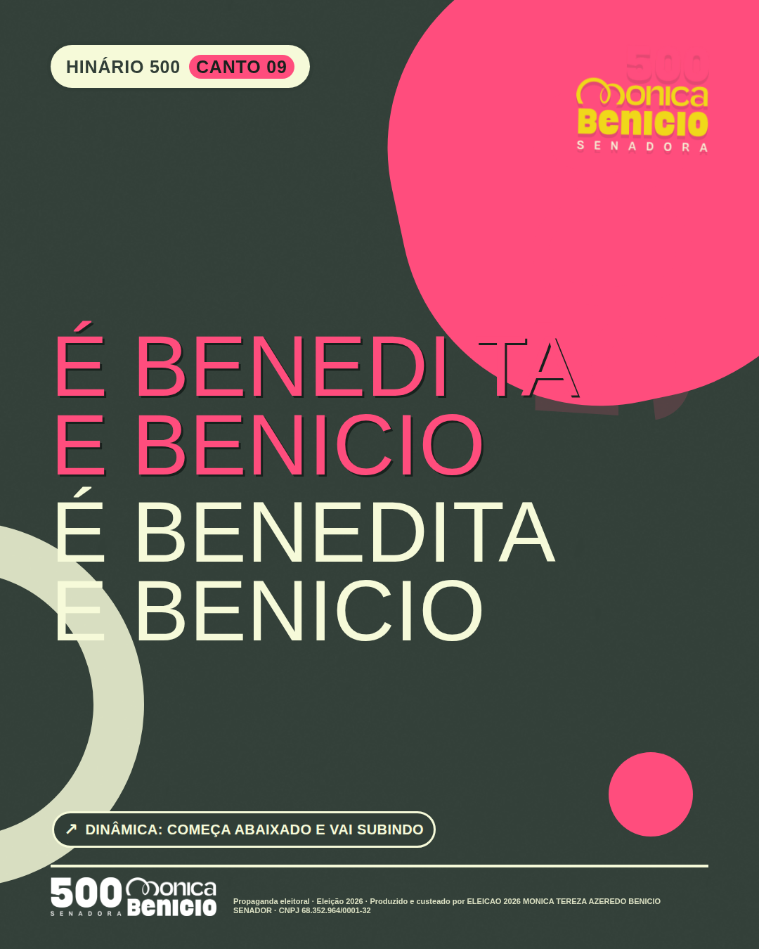 Canto 9: É Benedita e Benicio. É Benedita e Benicio.